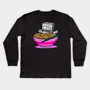 Noodles! Kids Long Sleeve T-Shirt